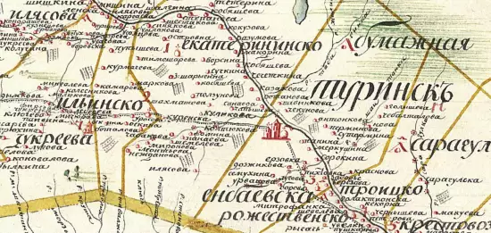 Карта Туринского уезда Тобольской губернии 1784 года - screenshot_3401.webp