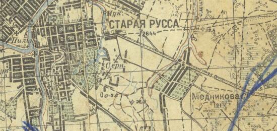 Карта расположения немецких и советских войск в районе Старой Руссы 1942 год - screenshot_4423.jpg