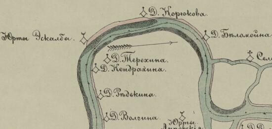 Карта дорожник по рекам Западной Сибири: Туре, Тоболу, Иртышу, Оби и Томи 1884 года - screenshot_5179.jpg