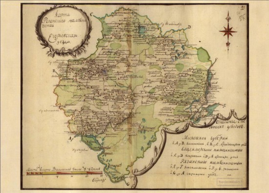 Карта Егорьевского уезда Рязанского наместничества 1794 года - screenshot_5898.jpg