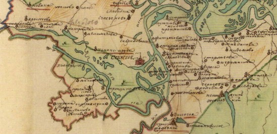 Карта Спасского уезда Рязанского наместничества 1794 года - screenshot_5902.jpg