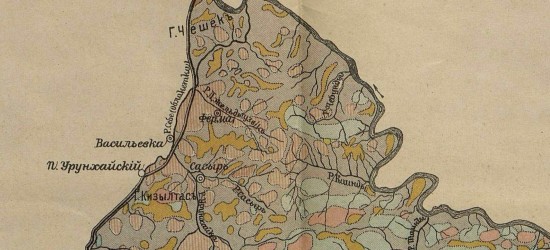 Схематическая карта распределения растительности Восточной Калбы 1916 года - screenshot_5930.jpg
