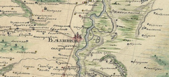 Статистическая карта Вязниковской округи Владимирской губернии 1815 года - screenshot_6185.jpg
