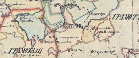 Карта на земли жалованные от российских царей фамилии графов Строгановых в Перми Великой с 7066 по 7209 гг. - screenshot_6207.jpg