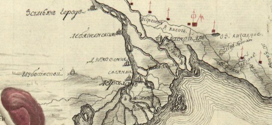 Карта луговой стороне представляющая кордон против киргизского кочевья и на реке Большом Узене 1789 года - screenshot_6209.jpg