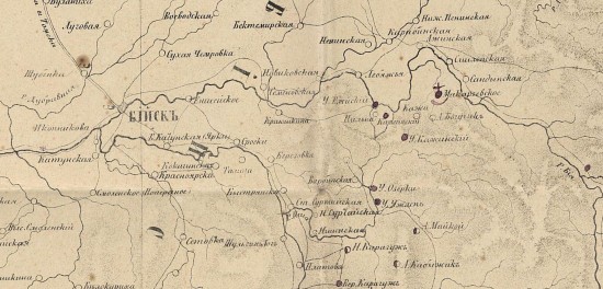 Карта Алтайской духовной миссии в Бийском и Кузнецком округах Томской губернии 1869 год - screenshot_6320.jpg