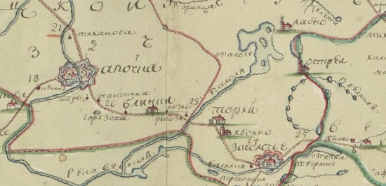 Почтовая карта Псковской губернии 1776 года - screenshot_6322.jpg