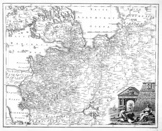 Карта Санкт - Петербургской губернии 1792 -  Санкт-Петербурской губернии_1792 (Копировать) (2).webp