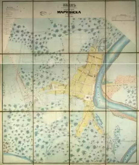 План окружного города Мариинска 1863 года - wmt004.webp