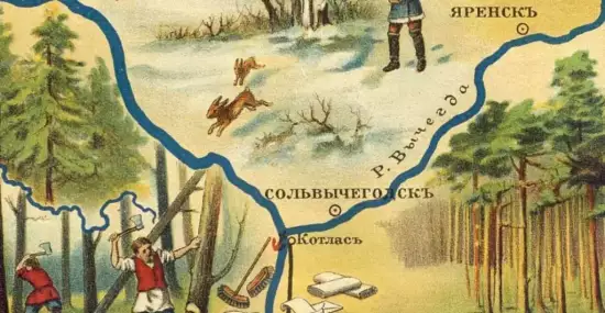 Наглядная карта Европейской России 1903 года -  карта Европейской России 1903 года (2).webp