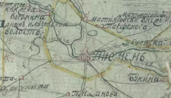 Карта Тюменского уезда 1808 года 5 верст -  Тюменского уезда 1808 года 5 верст (3).webp