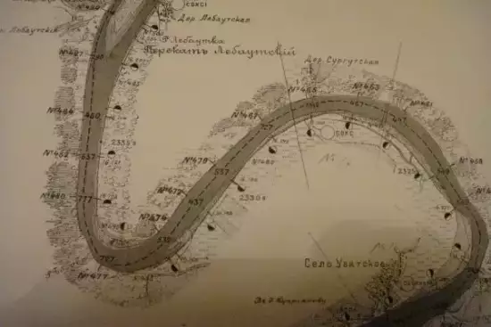 Судоходная карта реки Иртыш 1914 года -  карта реки Иртыш 1914 года (3).webp