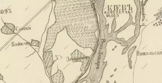 Археологическая карта обоих берегов Днепра 1874 года -  карта обеих берегов Днепра 1874 года (1).webp