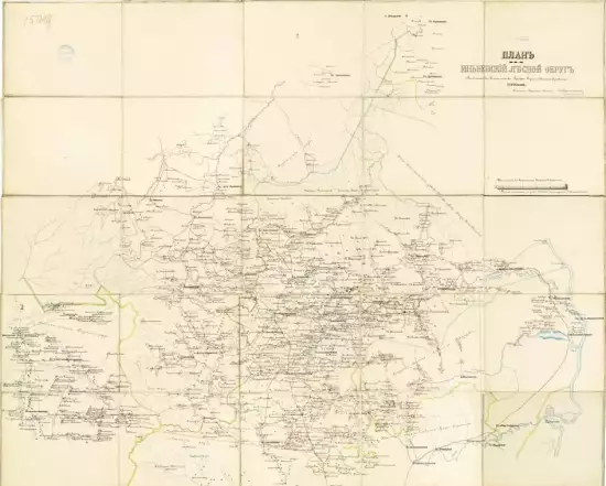 План Инвенский лесной округ 1903-1904 года -  Инвенский лесной округ 1903-1904 года (1).webp