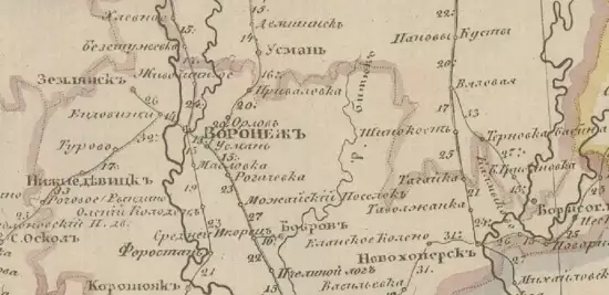 Карта Европейской и Азиатской России 1849 года -  Европейской и Азиатской России 1849 года (1).webp