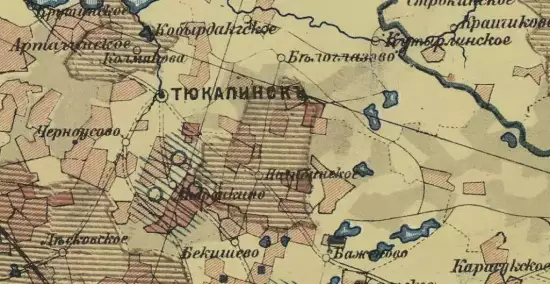 Карта Тобольской губернии 1912 года -  Тобольской губернии 1912 года (1).webp