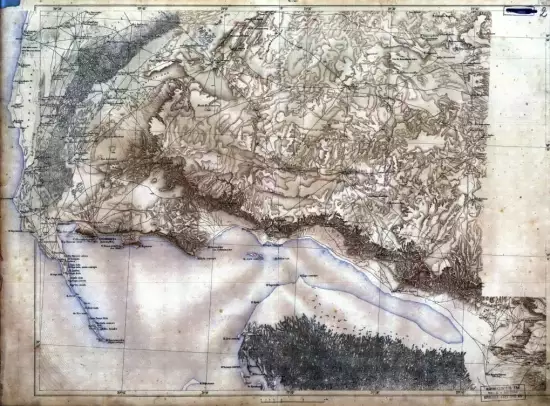 Пятиверстная карта Закаспийской области 1925 года -  карта Закаспийской области 1925 года (3).webp