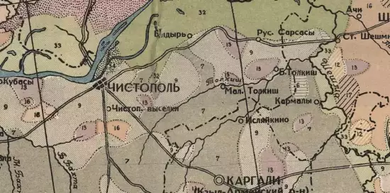 Почвенная карта Татарской АССР 1935 года -  карта Татарской АССР 1935 года (1).webp