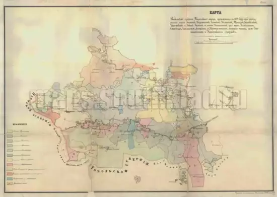 Карта Тюменского округа Тобольской губернии 1859 года - screenshot_2739.webp