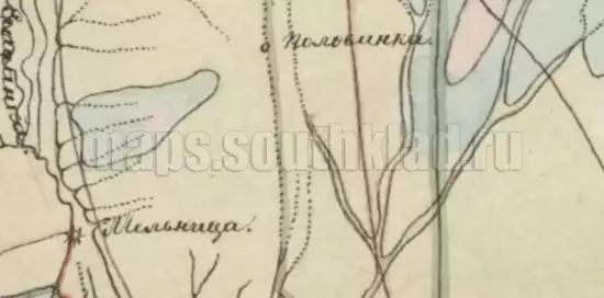 Карта земли Оренбургского казачьего войска в Илецком районе - screenshot_2754.webp