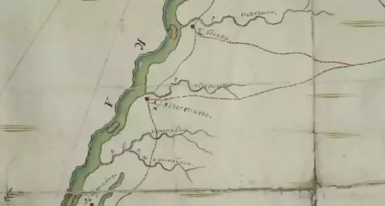 Карта деревень в ведении Сосновской земской конторы 1769 год - screenshot_2942.webp