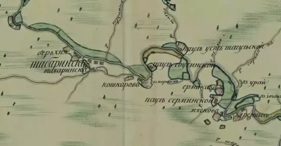 Карта Туринского уезда Табаринская волость 1798 года - screenshot_2955.webp
