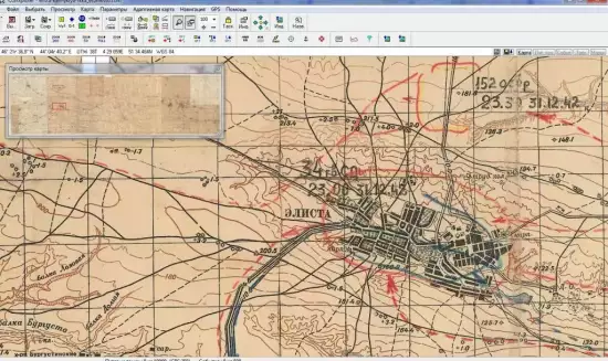 Карта РККА Калмыкии 1941 года с привязкой к Ozi - screenshot_3547.webp
