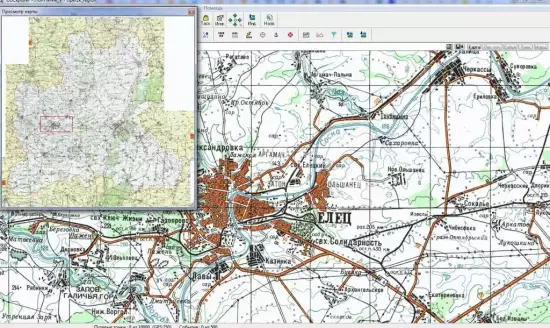 Топографическая карта Липецкой области с привязкой Ozi - screenshot_3644.webp