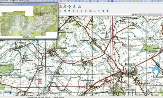 Топографическая карта Республики Мордовия с привязкой Ozi - screenshot_3645.webp