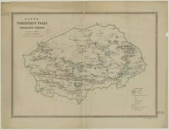 Карта Тюменского уезда Тобольской губернии 1907 год - screenshot_3962.webp