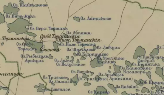 Карта Тюменского уезда Тобольской губернии 1907 год - screenshot_3963.webp