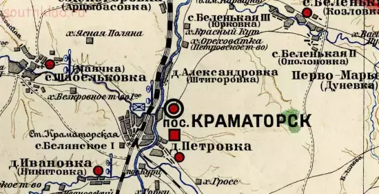 Карта Артемовского Бахмутского округа 1928 года - screenshot_4246.webp