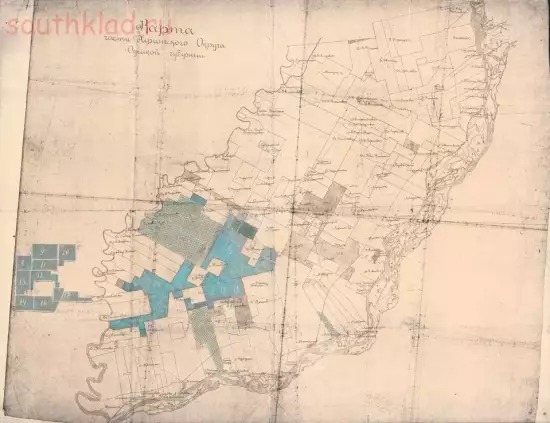 Карта части Херсонского округа Одесской губернии начала XX века - screenshot_4249.webp