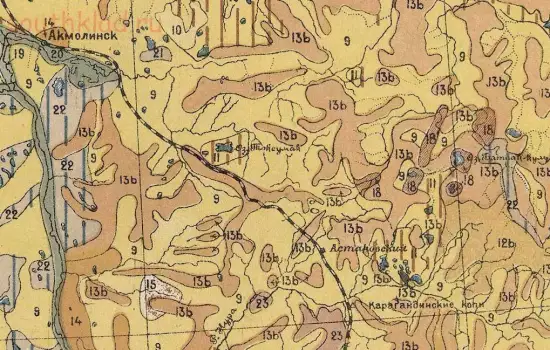 Геоботаническая карта Казахстана 1933 года - screenshot_4268.webp