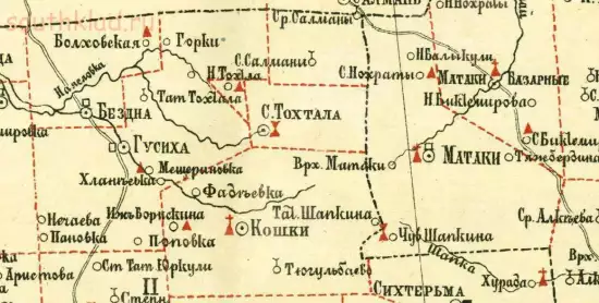 Карта Спасского уезда Казанской губернии 1895 года - screenshot_4283.webp