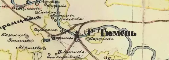 Карта Тобольской губернии Тюменского округа 1853 года - screenshot_4394.webp