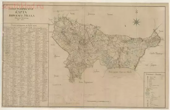 Топографическая карта Вирского уезда 1798 года - screenshot_4455.webp