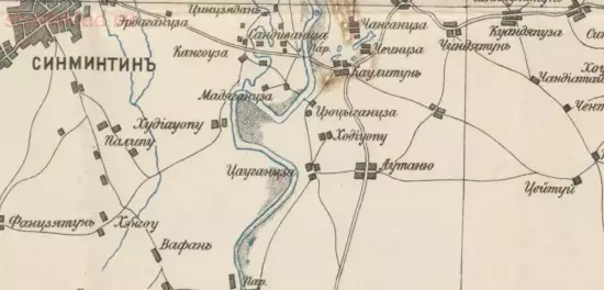 Карта Мукденского района 1910 года - screenshot_4557.webp