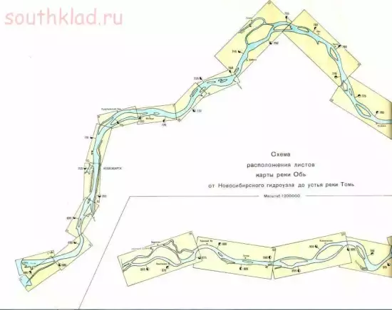 Карта реки Обь от Новосибирского гидроузла до устья реки Томь 1987 года - screenshot_4601.webp