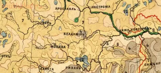 Схематическая почвенная карта европейской России 1898 года - screenshot_4766.webp