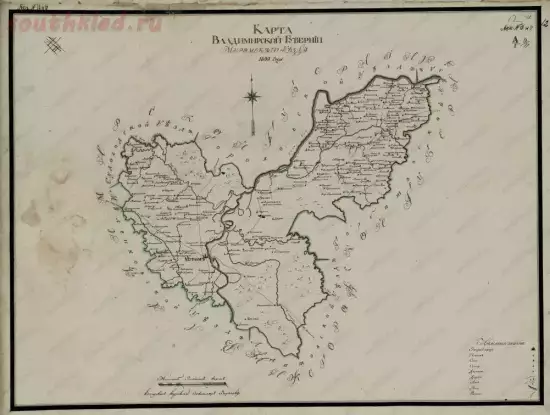 Карта Владимирской губернии Муромского уезда 1808 года - screenshot_5026.webp