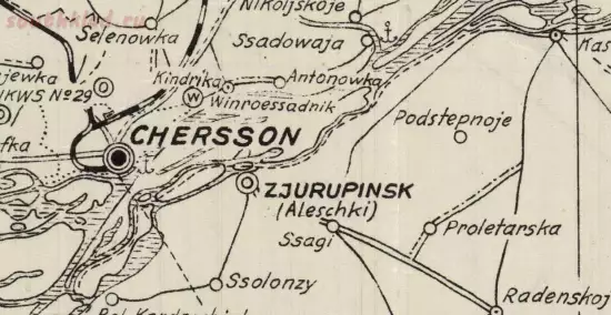 Административная немецкая карта Николаевской области 1942 года - screenshot_5098.webp
