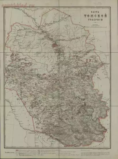 Карта Томской губернии 1911 год - screenshot_5220.webp