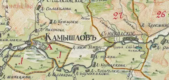 Генеральный план Камышловского уезда 1801 года - screenshot_5244.webp