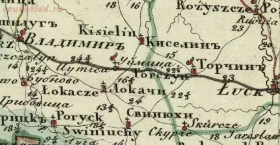 Генеральная карта Волынской губернии 1820 года - screenshot_5257.webp
