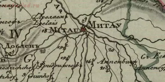Генеральная карта Курляндской губернии 1829 года - screenshot_5269.webp