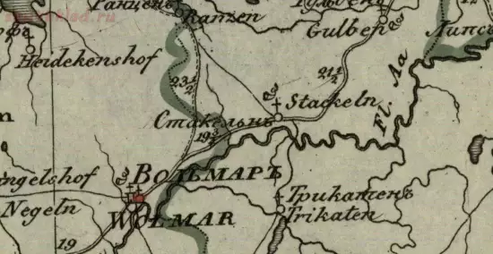 Генеральная карта Лифляндской губернии 1829 года - screenshot_5271.webp