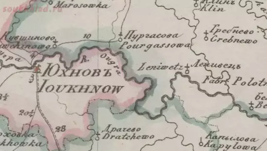 Генеральная карта Калужской губернии 1829 года - screenshot_5314.webp