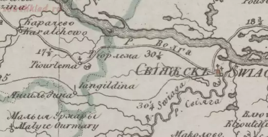 Генеральная карта Казанской губернии 1822 года - screenshot_5336.webp