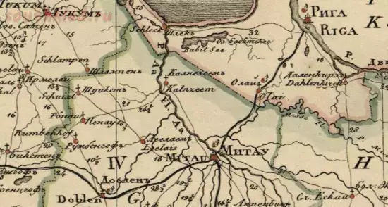 Генеральная карта Курляндской губернии 1829 года - screenshot_5381.webp